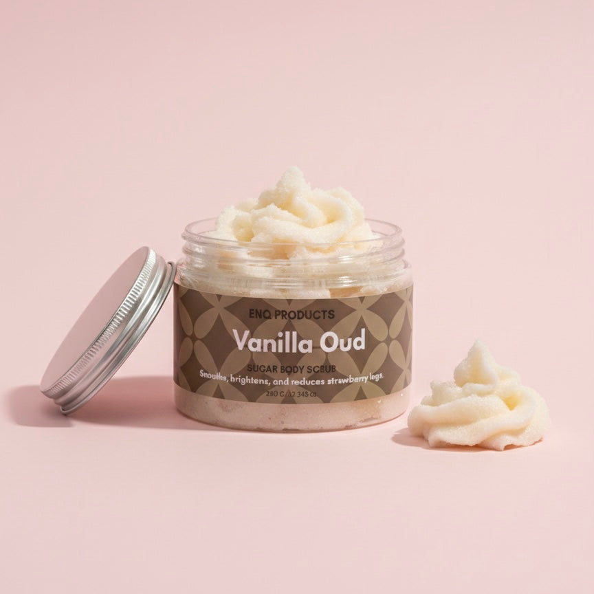 Vanilla Oud – Soft & Smooth Body Scrub