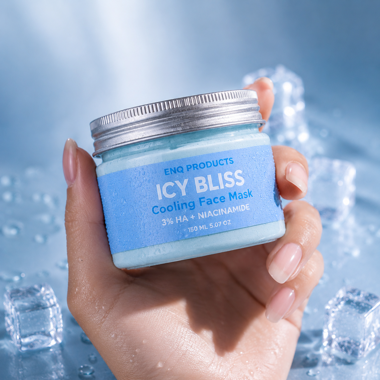 Icy Bliss- Cooling Face Mask