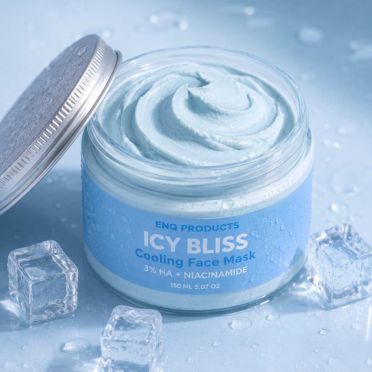 Icy Bliss- Cooling Face Mask