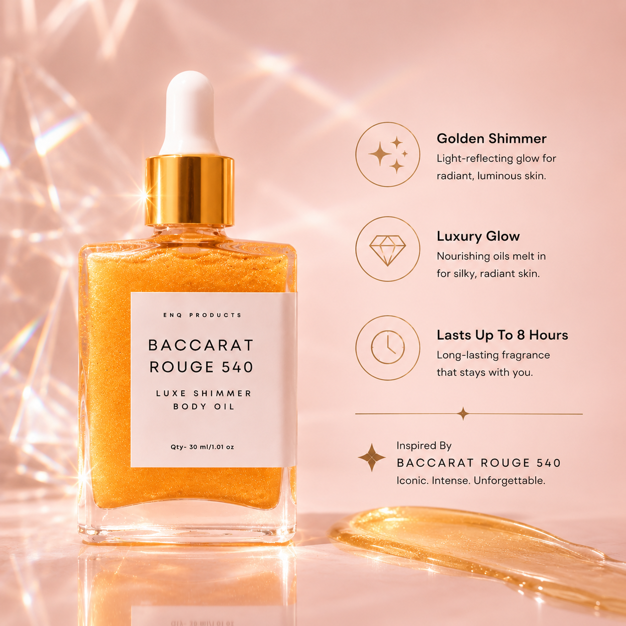 Baccarat Rouge 540 Body Oil