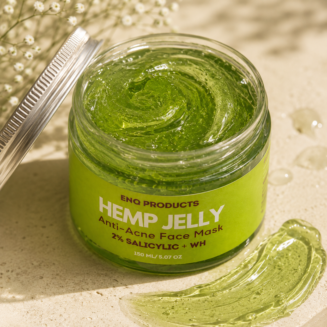 Hemp Jelly- Anti Acne Face Mask