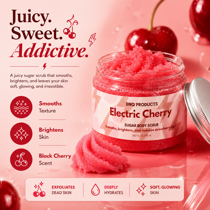 Electric Cherry – Radiance & Smooth Body Scrub