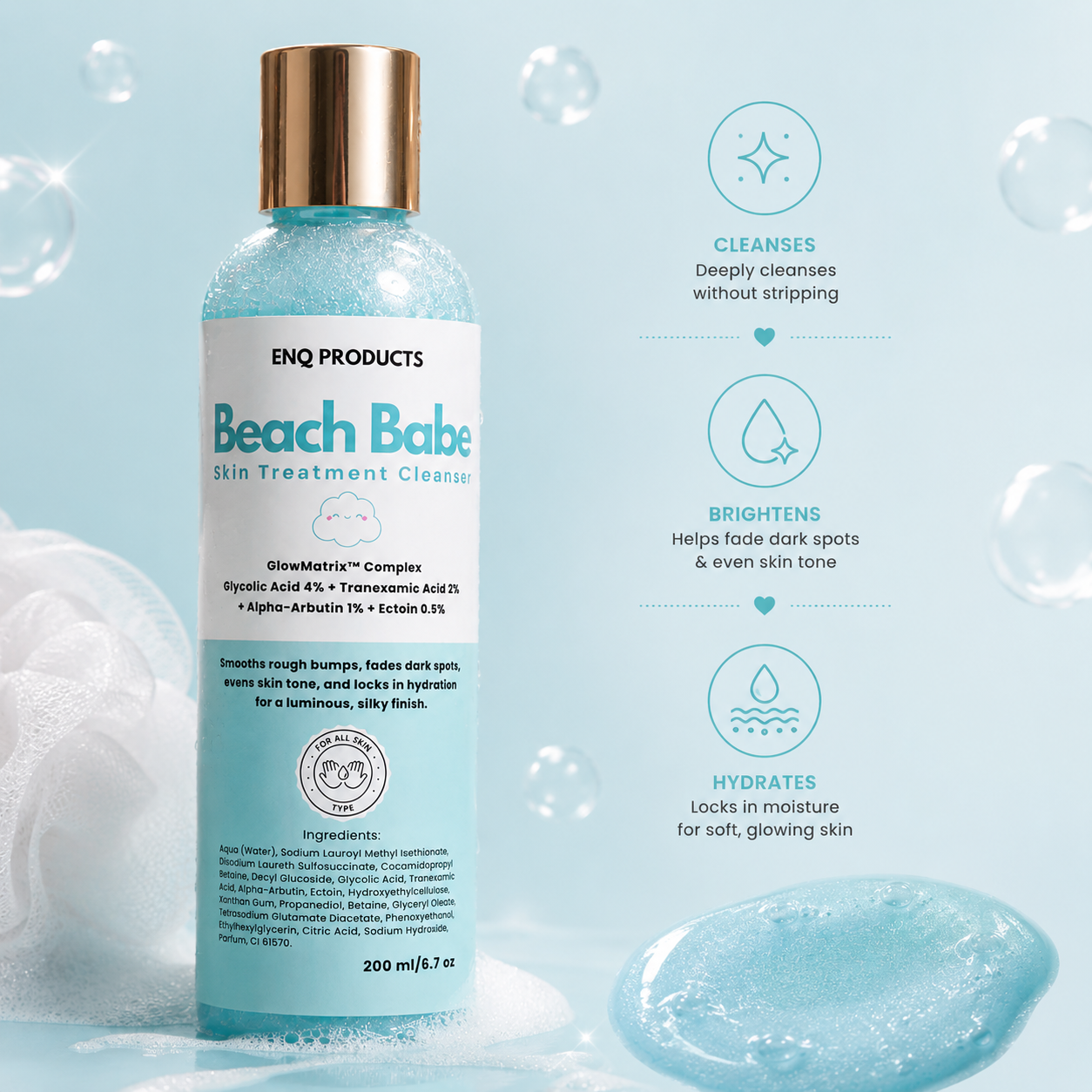 Beach Babe - skin treatment cleanser