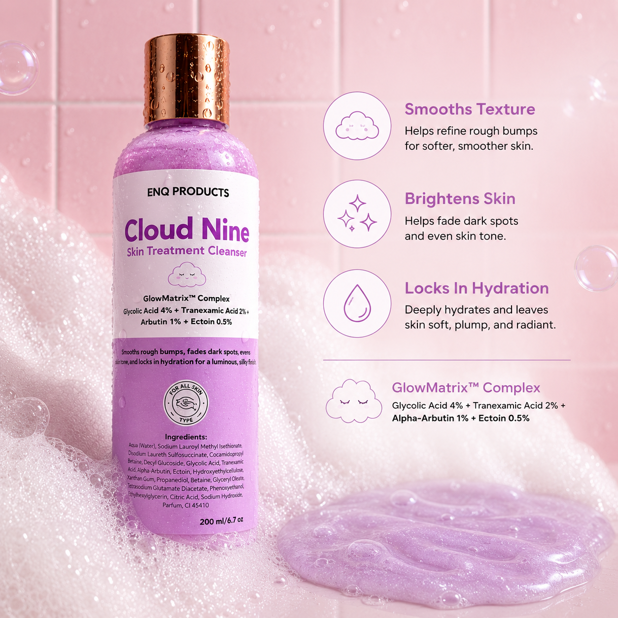 Cloud Nine - skin treatment cleanser