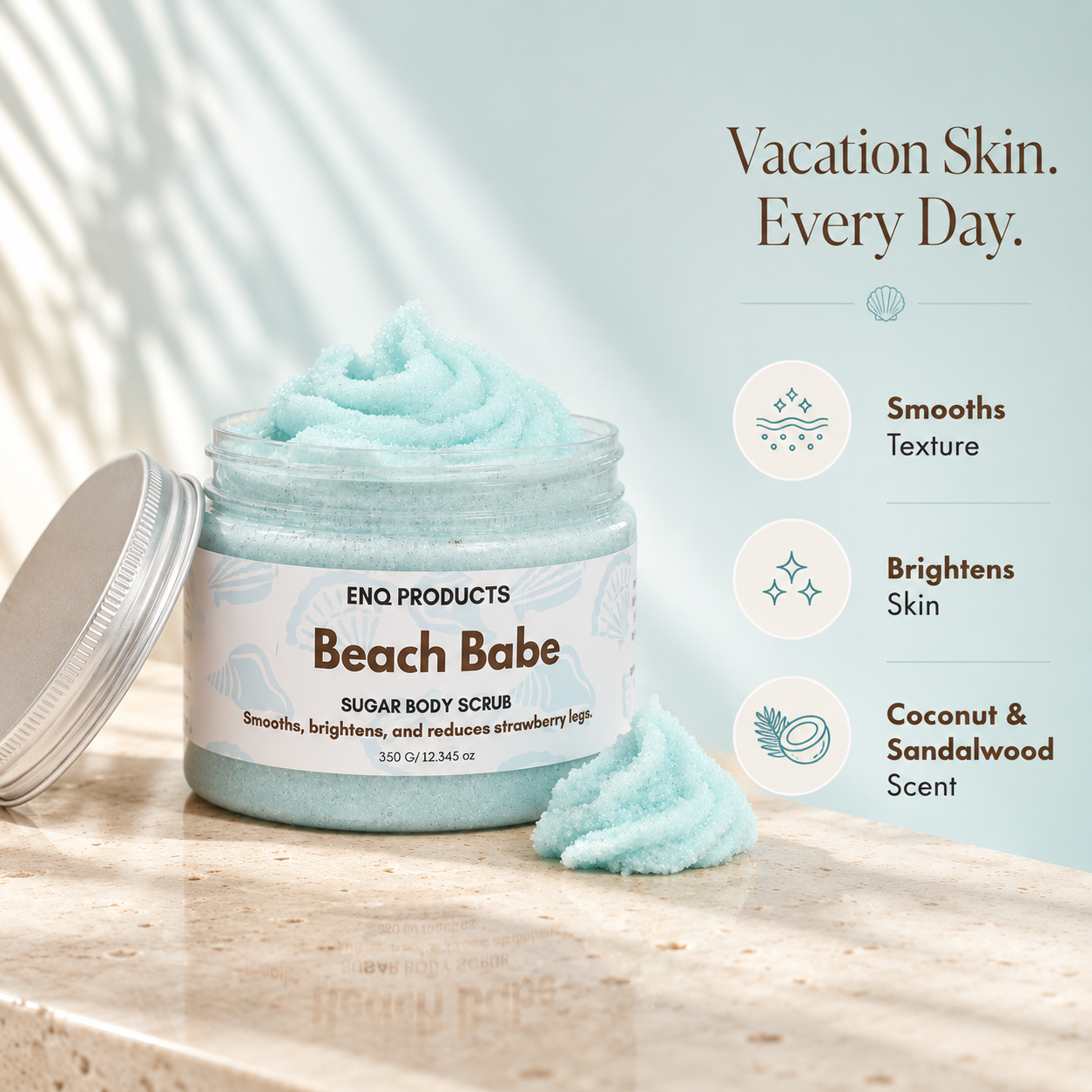 Beach Babe – Glow & Smooth Body Scrub