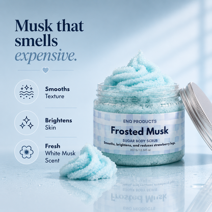 Frosted Musk – Smooth & Radiant Body Scrub